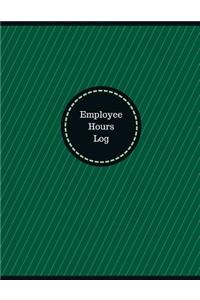 Employee Hours Log (Logbook, Journal - 126 pages, 8.5 x 11 inches)
