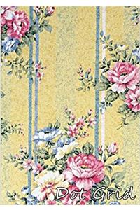 Dot Grid Notebook: Flower Wallpaper.10