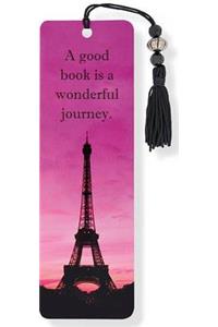 Eiffel Tower Beaded Bookmark