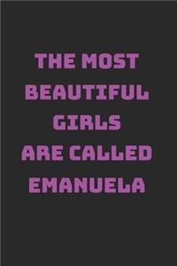 Emanuela Girl Woman Notebook