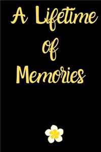 A Lifetime of Memories diary