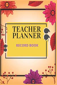 Teacher Planner Record Book