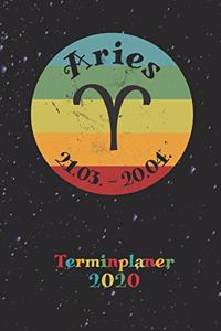 2020 Terminplaner - Sternzeichen Aries Widder