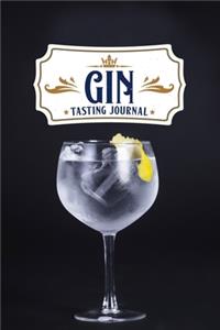 Gin Alcohol Distillery Tasting Sampling Costing Journal Notebook Diary Log Book - Ice Cold Glass