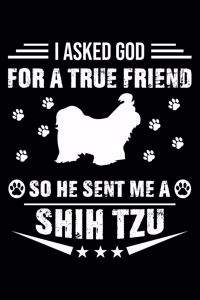 I Asked God For A True Friend So He Sent Me A Shih Tzu