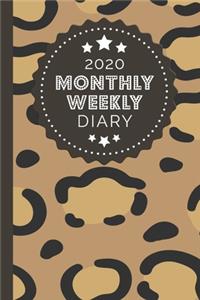 2020 Monthly Weekly Diary