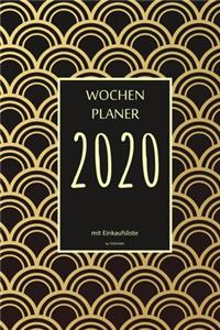 Wochenplaner 2020 mit Einkaufsliste