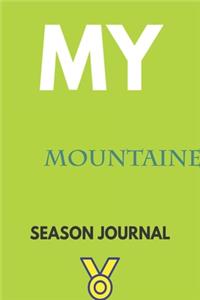 My mountaineering Season Journal