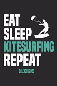 Eat Sleep Kitesurfing Repeat Calender 2020