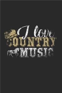 Country Music Lover Notebook