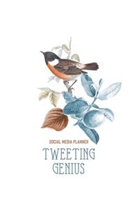 Social Media Planner Tweeting Genius