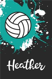 Heather Volleyball Notebook