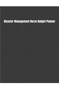 Disaster Management Nurse Budget Planner