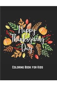 Happy Thanksgiving Coloring Book for Kids