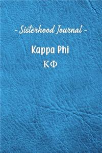 Sisterhood Journal Kappa Phi