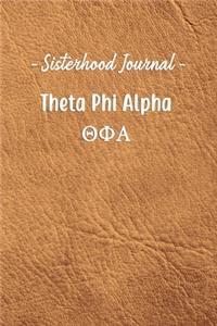 Sisterhood Journal Theta Phi Alpha