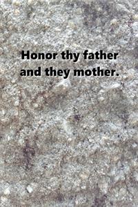 2020 Weekly Planner Religious Theme 4th Commandment Traditional Stone