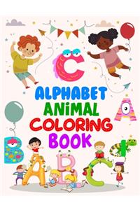 Alphabet Animal Coloring Book
