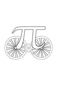 Fun Math Picycle Bicycle Pi Bike Pun Notebook