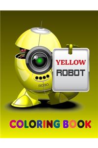 Yellow Robot Coloring Book.