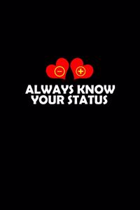 Always know your status