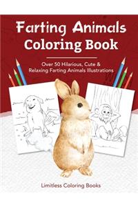 Farting Animals Coloring Book