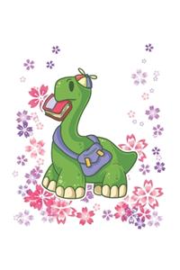 Funny School Brachiosaurus Dinosaur Notebook