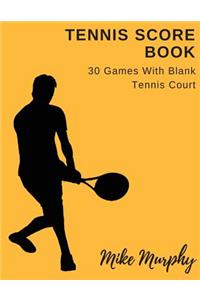 Tennis Score Book