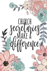 Church Secretaries Make A Difference