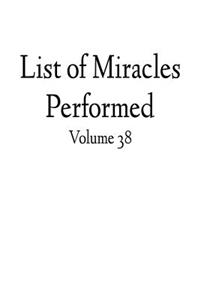 List of Miracles Performed