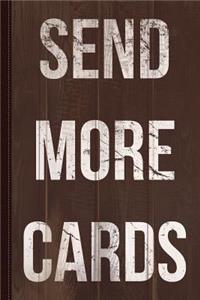 Send More Cards Snail Mail Funny Journal Notebook
