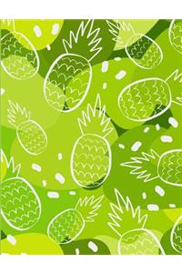 Tropical Pineapple Composition Book