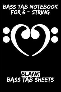 Bass Tab Notebook for 6-String