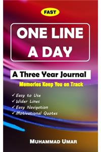 One Line a Day - A Three Year Journal