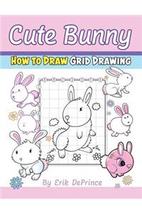 Cute Bunny How to Draw Grid Drawing