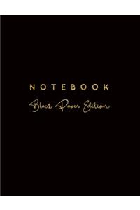 Notebook Black Paper Edition