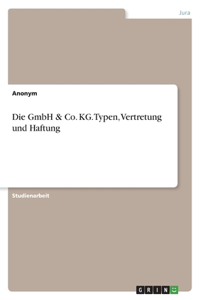 GmbH & Co. KG. Typen, Vertretung und Haftung