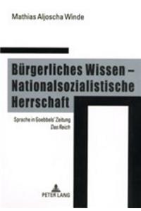 Buergerliches Wissen – Nationalsozialistische Herrschaft