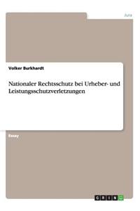 Nationaler Rechtsschutz bei Urheber- und Leistungsschutzverletzungen