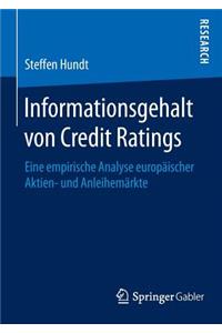 Informationsgehalt von Credit Ratings