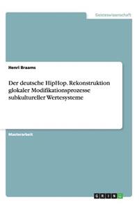 Der deutsche HipHop. Rekonstruktion glokaler Modifikationsprozesse subkultureller Wertesysteme