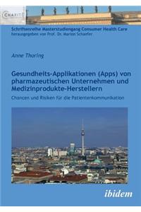 Gesundheits-Applikationen (Apps) von pharmazeutischen Unternehmen und Medizinprodukte-Herstellern