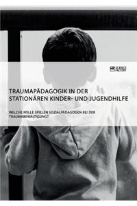 Traumapädagogik in der stationären Kinder- und Jugendhilfe. Welche Rolle spielen Sozialpädagogen bei der Traumabewältigung?
