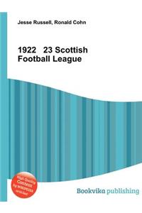 1922 23 Scottish Football League