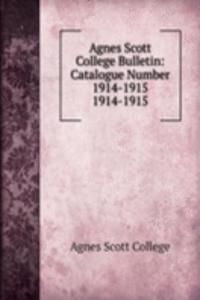 Agnes Scott College Bulletin
