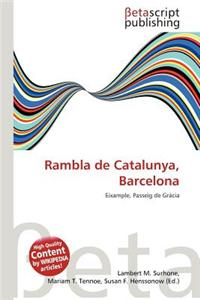 Rambla de Catalunya, Barcelona