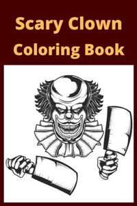 Scary Clown Coloring Book
