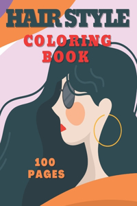 Hair Style Coloring Book