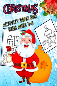 Christmas Activity Book for Kids Ages 3-5