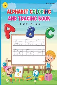 Alphabet Coloring And Tracing Book for Kids